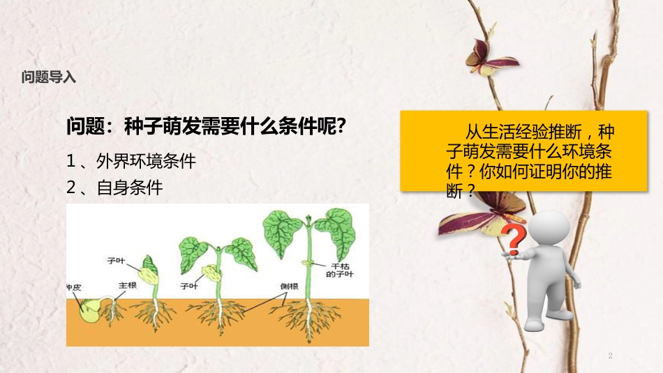 七年级生物上册 第三单元 第二章 第一节《种子的萌发》课件 （新版）新人教版_第2页