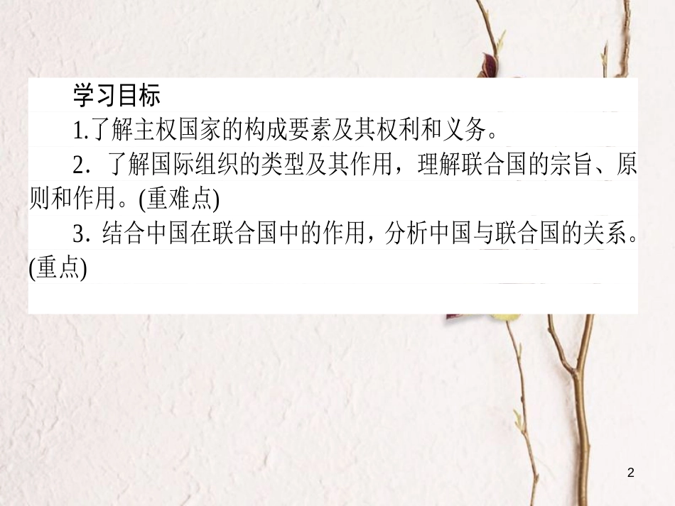 高中政治 4.8.1国际社会的主要成员：主权国家和国际组织课件 新人教版必修2_第2页