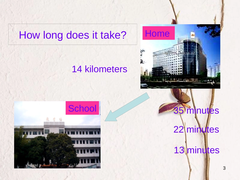 辽宁省灯塔市七年级英语下册 Unit 3 How do you get to school Self Check课件 （新版）人教新目标版_第3页