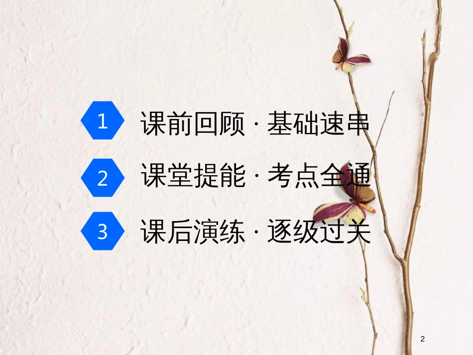 2019届高考物理一轮复习 第十四章 波与相对论 第3节 光的折射 全反射课件_第2页