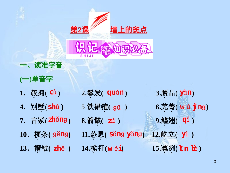 高中语文 第2课 墙上的斑点课件 新人教版选修《外国小说欣赏》_第3页