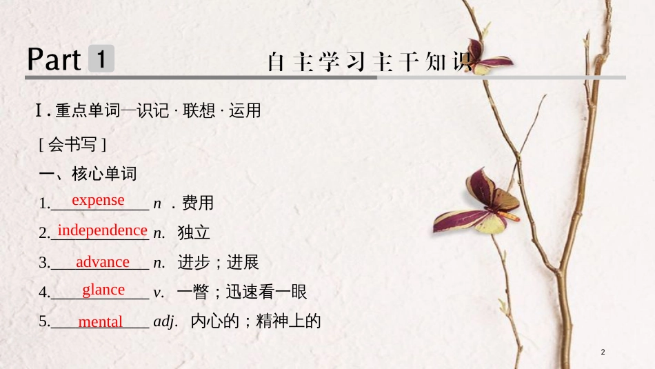 2019版高考英语大一轮复习 第一部分 Module 6 The Tang Poems课件 外研版选修8(1)_第2页