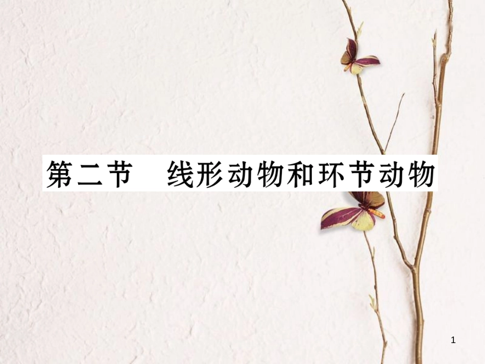 八年级生物上册 第五单元 第1章 第二节 线形动物和环节动物课件 （新版）新人教版_第1页