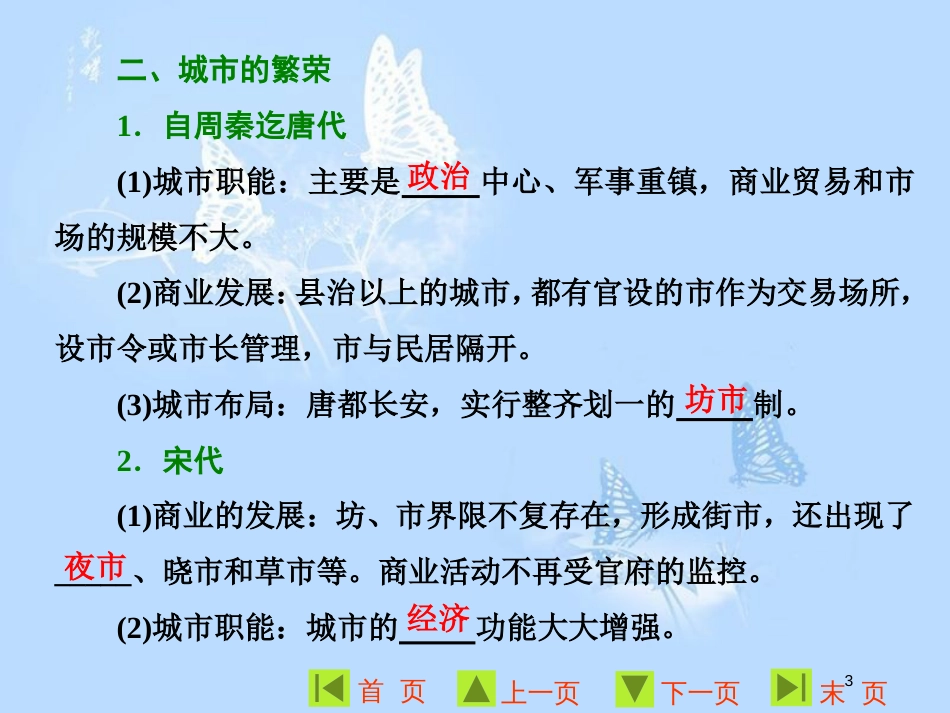 高中历史 第一单元 中国古代的农耕经济 第5课 农耕时代的商业与城市课件 岳麓版必修2_第3页