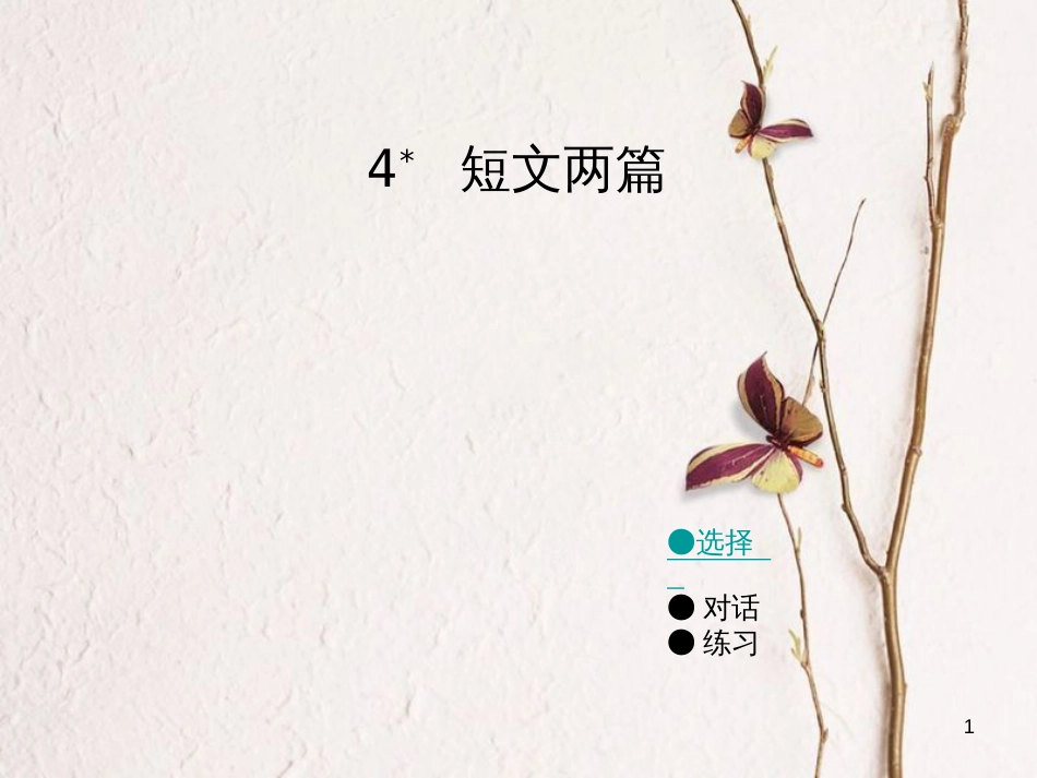 六年级语文上册 选择课件1 湘教版_第1页