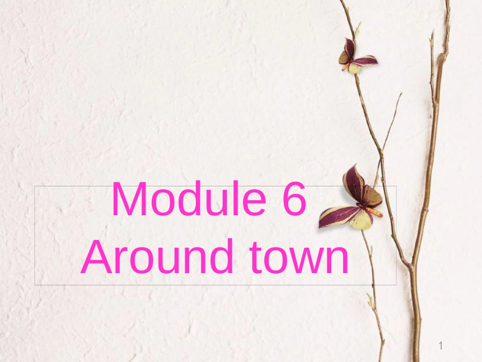 七年级英语下册 Module 6 Around town Unit 1 Could you tell me how to get to the National Stadium教学课件 （新版）外研版_第1页