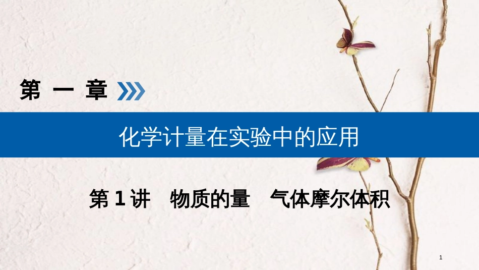（全国通用版）2019版高考化学大一轮复习 第1讲 物质的量 气体摩尔体积 考点2 气体摩尔体积 阿伏加德罗定律优选课件_第1页