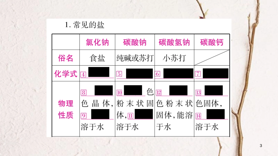 湖南省2018中考化学复习 第1部分 教材系统复习 第11单元 盐 化肥课件_第3页