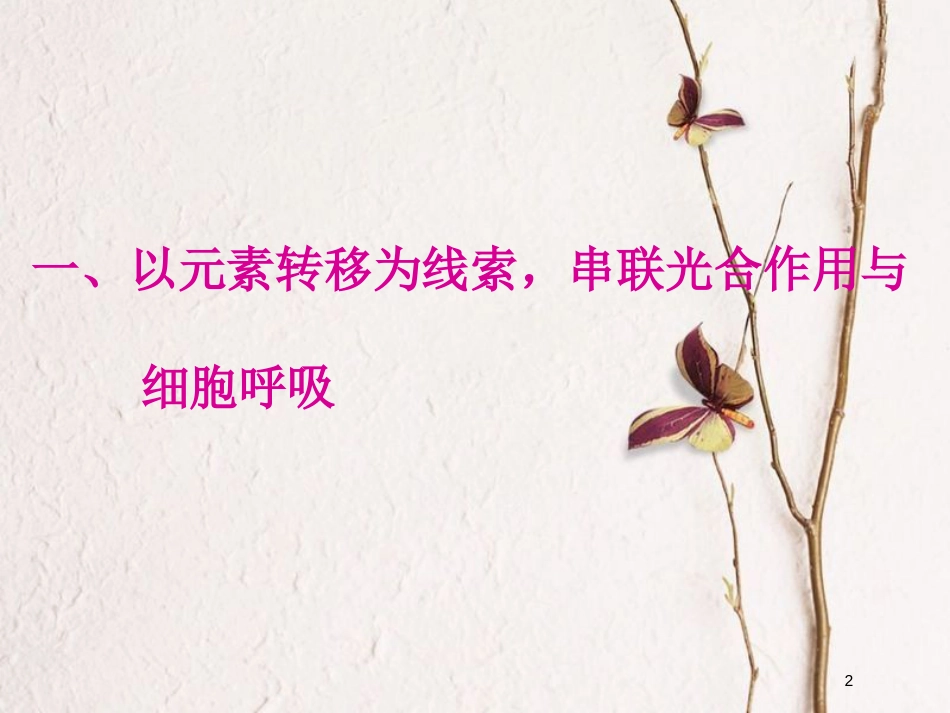 2019版高考生物一轮复习 第三单元 细胞的能量供应和利用单元综合精选课件_第2页