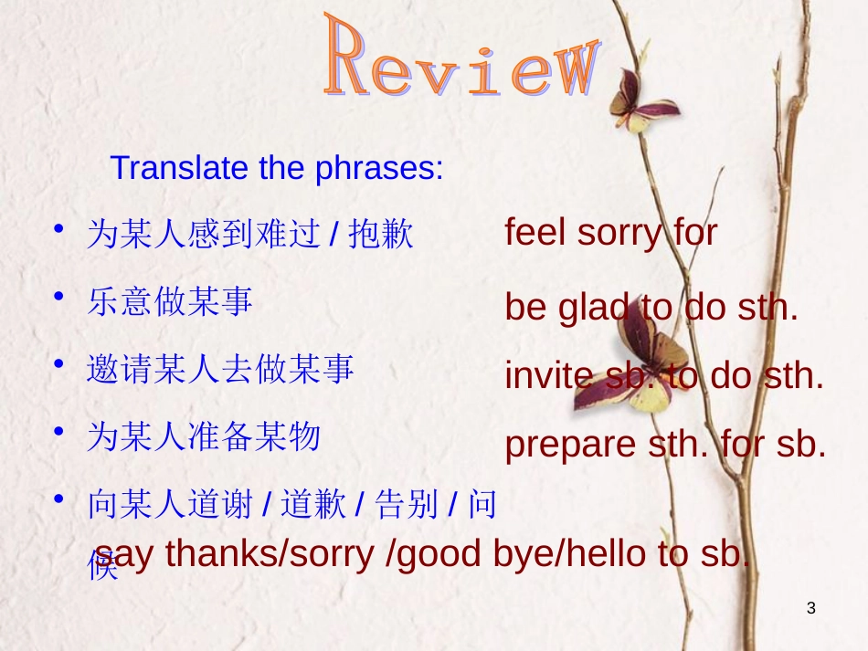 广东省清远市佛冈县龙山镇八年级英语下册 Unit 5 Feeling excited Topic 1 You look excited Section C课件 （新版）仁爱版_第3页