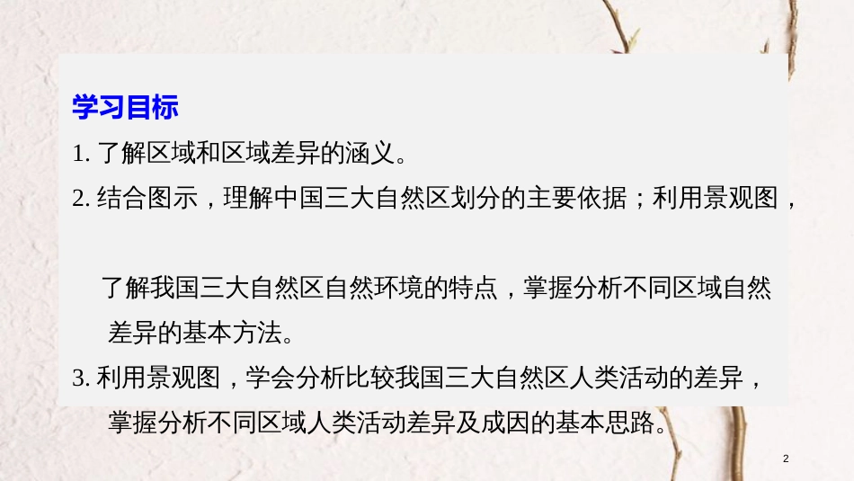 高中地理 第一章 区域地理环境和人类活动 第一节 区域和区域差异（1）同步备课课件 中图版必修3_第2页