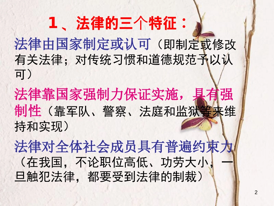 湖北省武汉市中考政治 法律与我同行复习课件_第2页