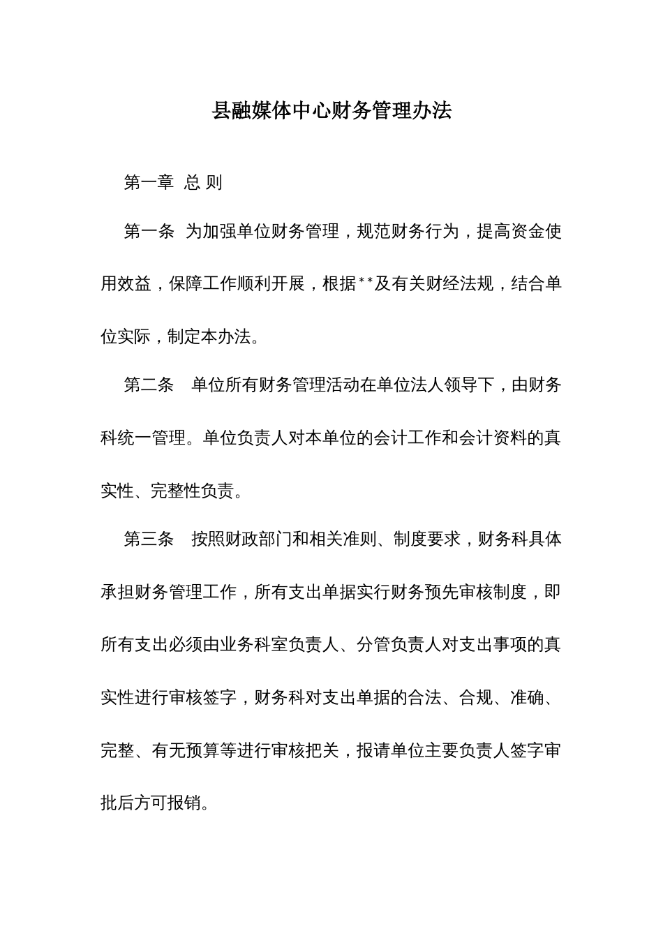 县融媒体中心财务管理办法_第1页