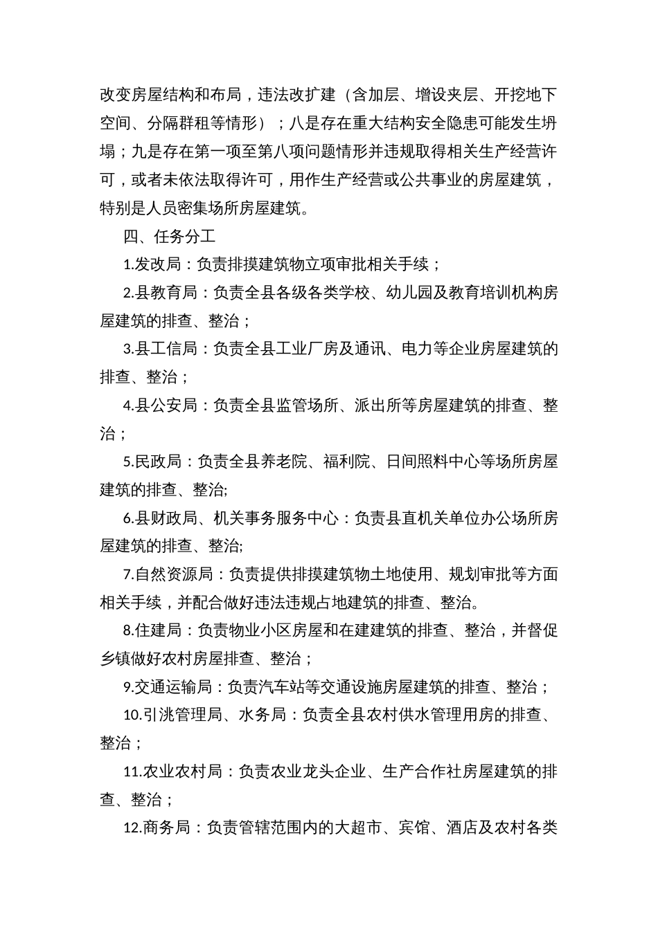 县违法违规建设审批和人员聚集场所建筑安全风险隐患排查整治工作方案_第2页