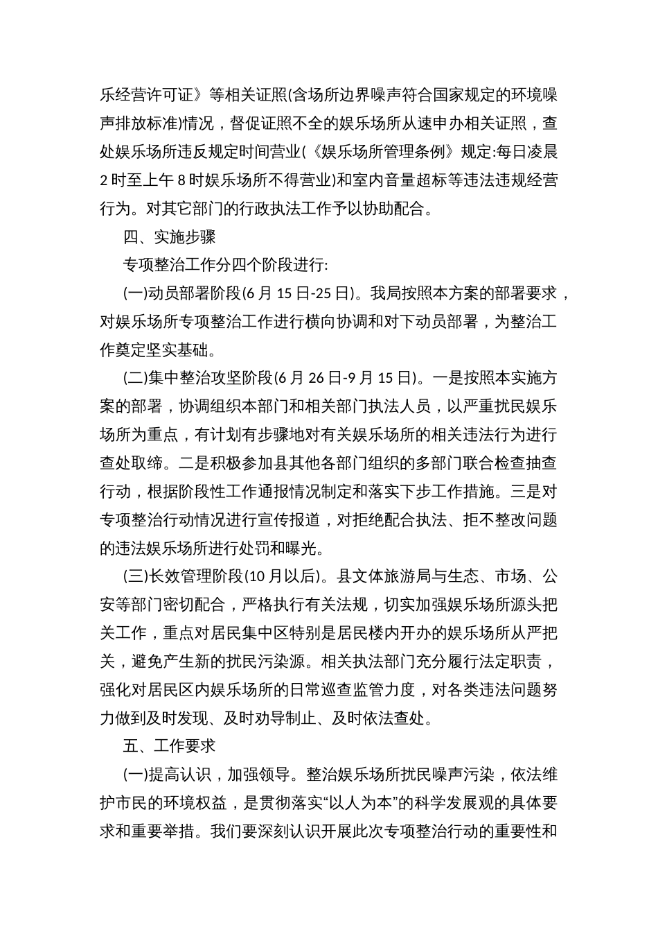 娱乐场所噪音扰民专项整治方案_第2页