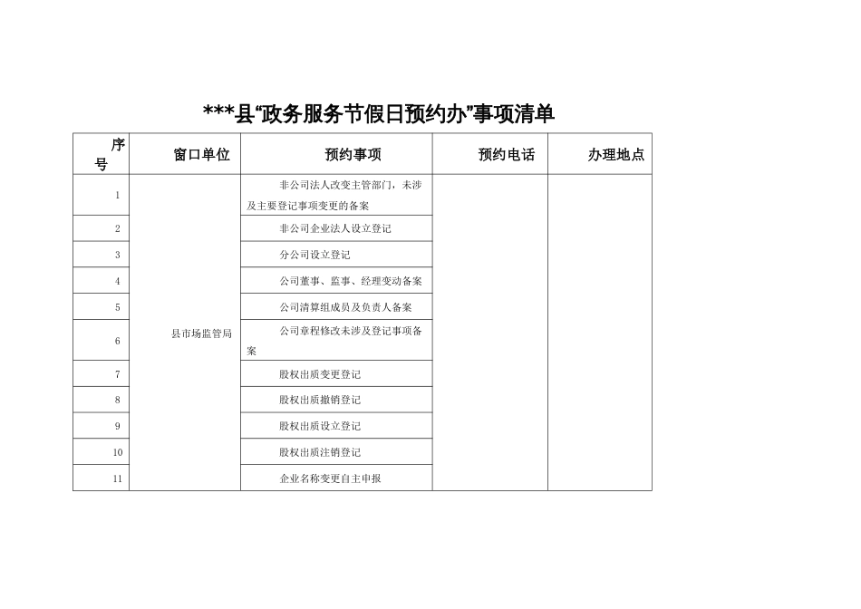 县本级实行“政务服务节假日预约办”工作制度_第3页