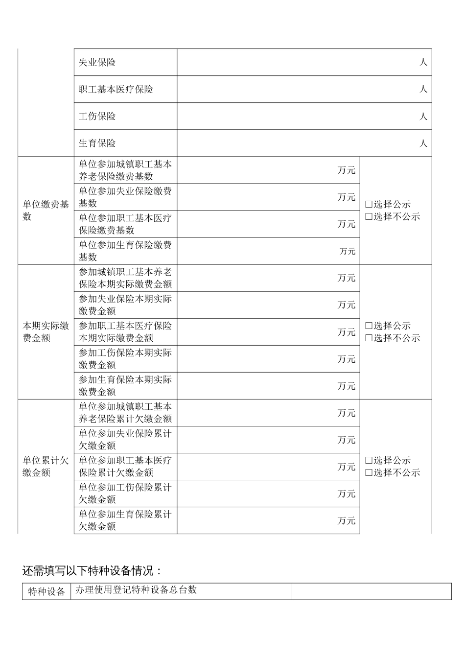 农民专业合作社工商登记年度报告书（模板）_第2页