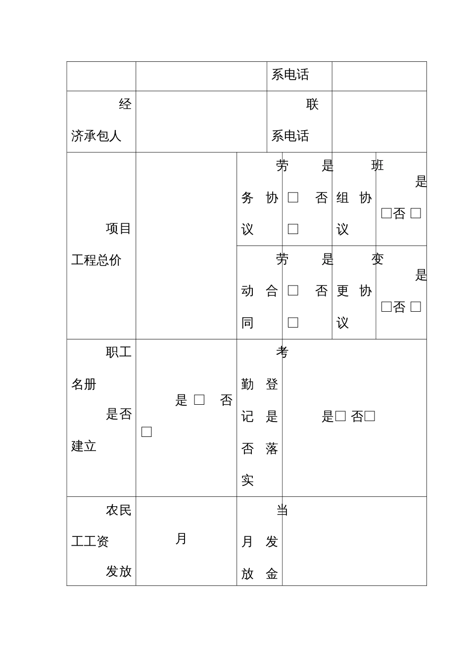 建设领域农民工工资支付备案登记表_第2页