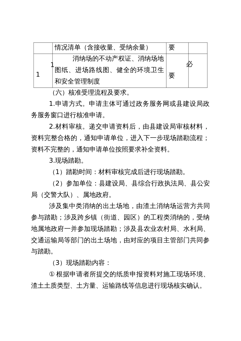 建筑垃圾（工程渣土）处置核准实施细则_第3页