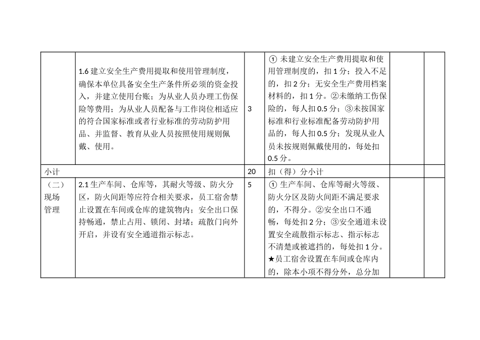 工贸行业小微企业安全生产标准化达标细则_第3页