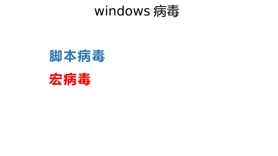 (29)--windows病毒介绍（3）信息安全技术的研究与发展_第2页