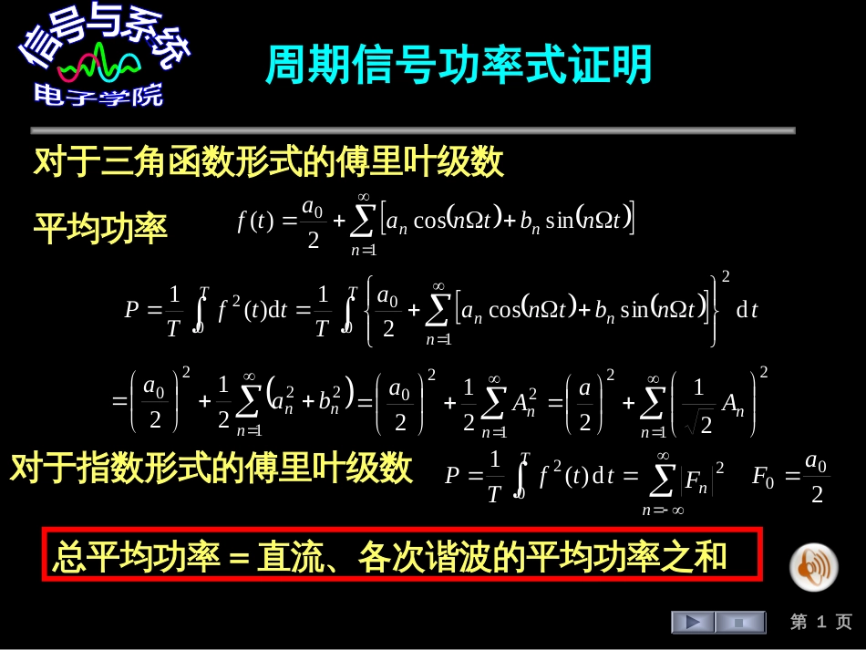 (214)--周期信号功率式证明_第1页