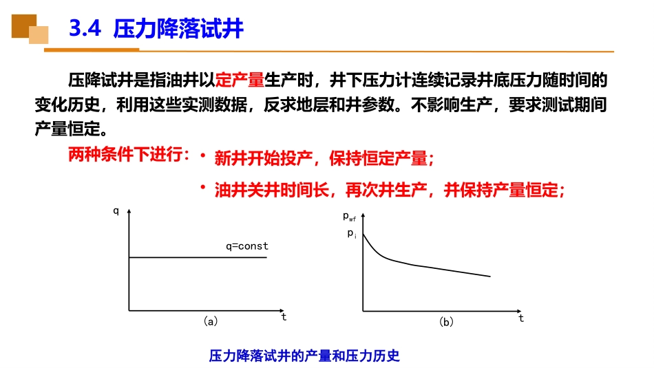 (28)--3.4压力降落试井油藏工程_第2页