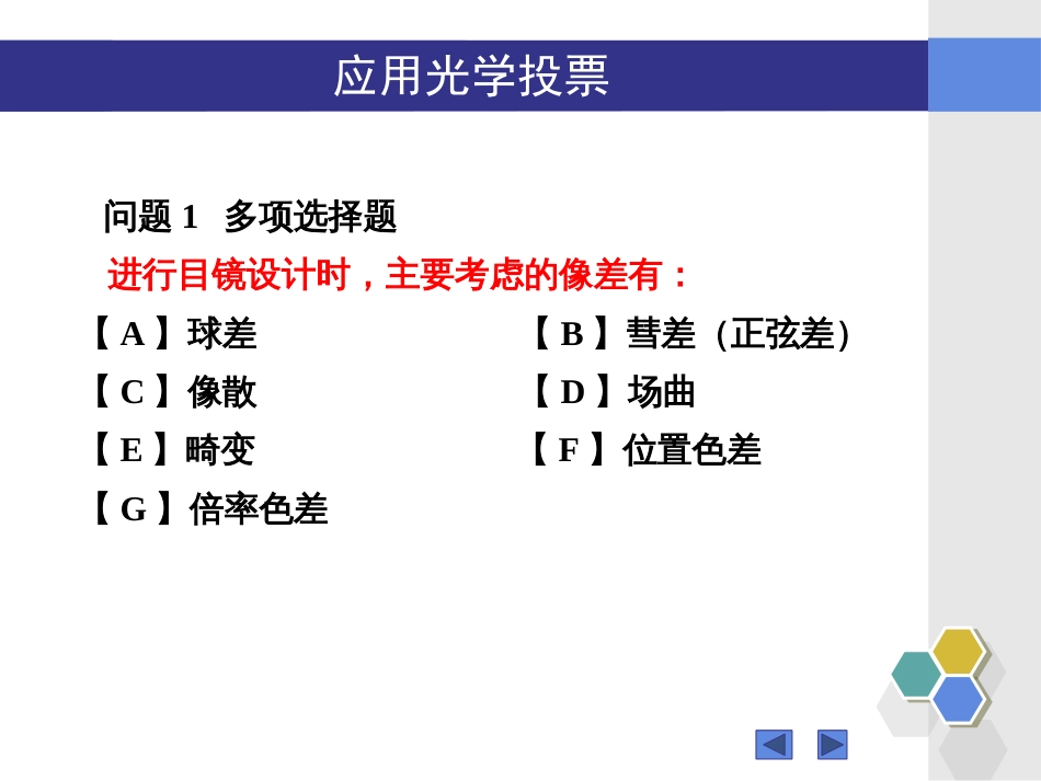 (30)--“应用光学”7.12-7.16知识点问题_第1页