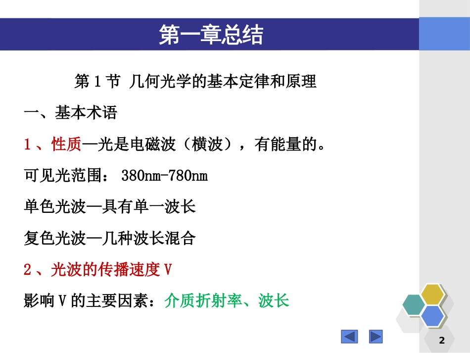 (103)--第一章总结应用光学_第2页