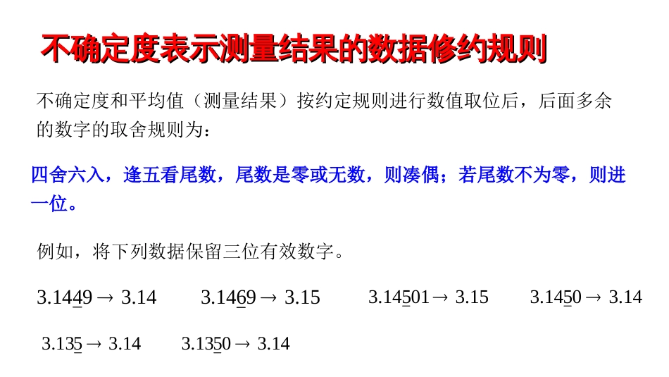 (6.5)--不确定度表达测量结果的数值修约规则_第2页