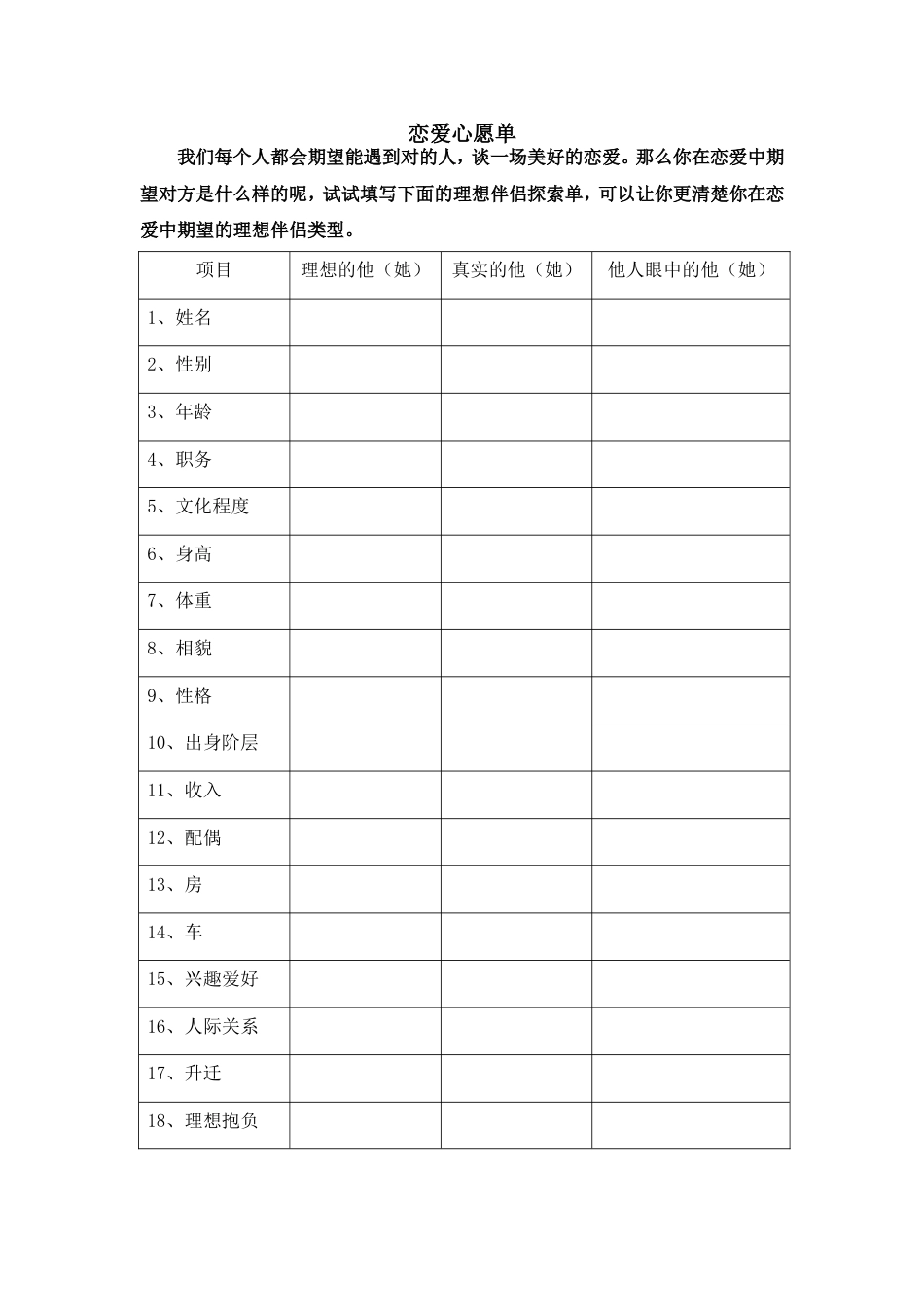 (13)--2.3 心理活动-恋爱心愿单当大学遇上心理健康_第1页