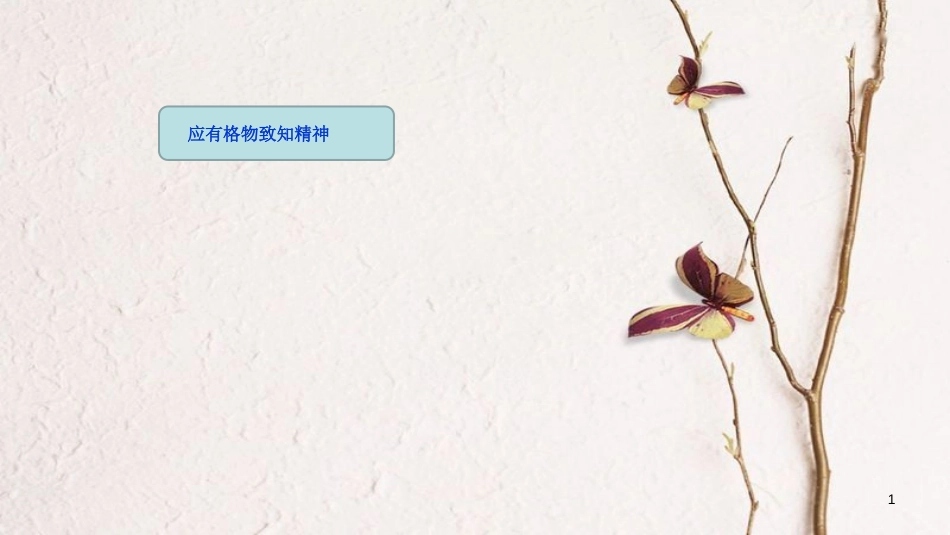 吉林省双辽市八年级语文上册 14应有格物致知精神（第2课时）课件 长春版_第1页