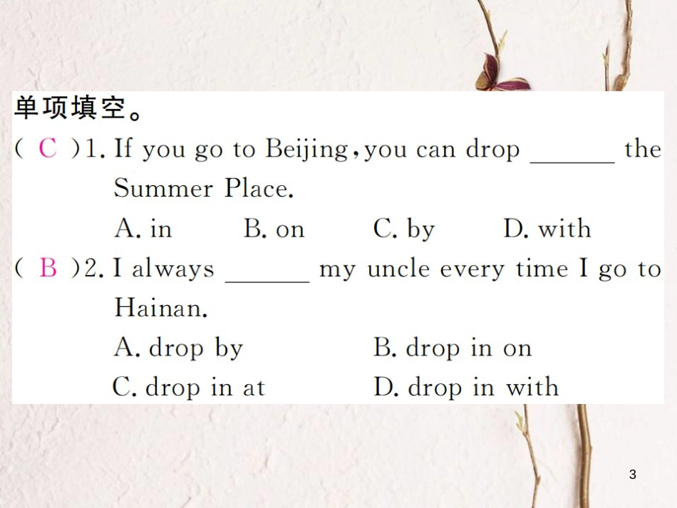 贵州省九年级英语全册 Unit 10 You’re supposed to shake hands Self Check习题课件 （新版）人教新目标版_第3页