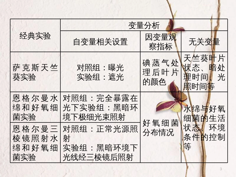 （全国通用）高考生物二轮复习 专题六 实验 第2课时 思想方法——由感性到理性明通法课件_第3页