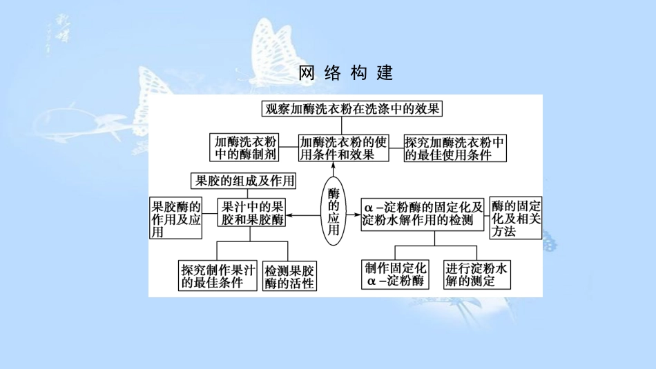 高中生物 第2部分 酶的应用阶段整合提升课件 浙科版选修1_第2页