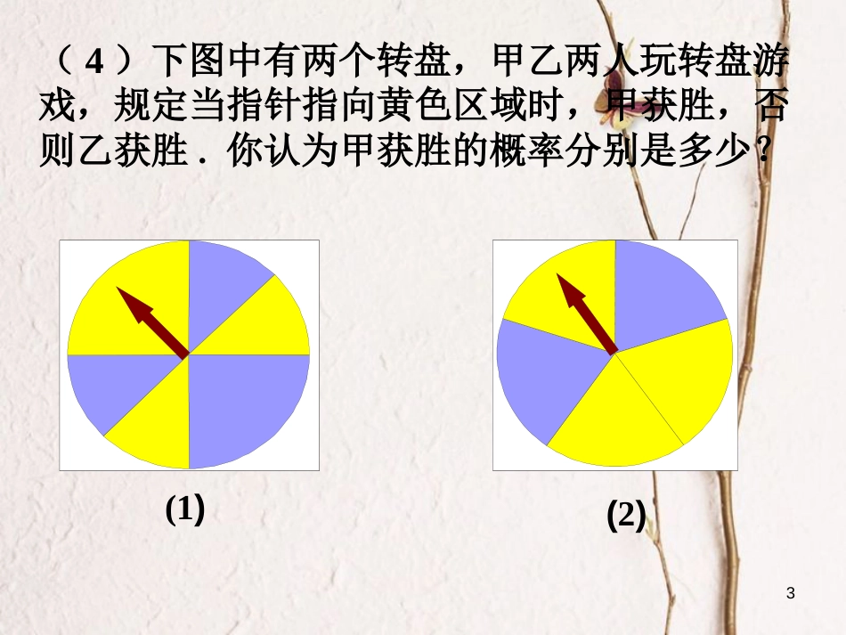 内蒙古准格尔旗高中数学 第三章 概率 3.3.1 几何概型课件2 新人教B版必修3_第3页