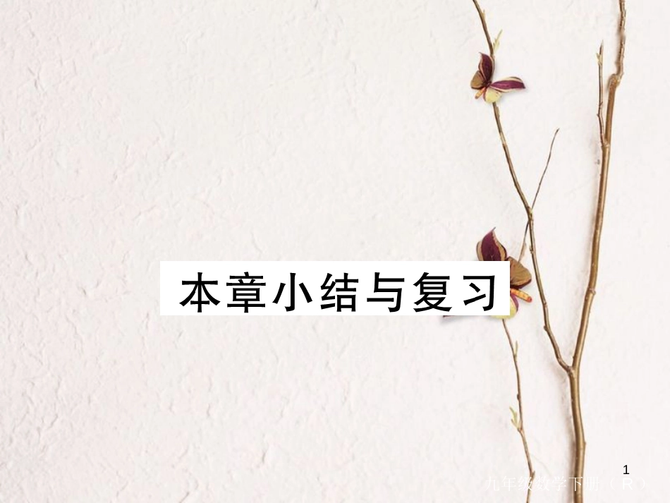 河北省九年级数学下册 28 锐角三角函数小结与复习练习课件 （新版）新人教版_第1页