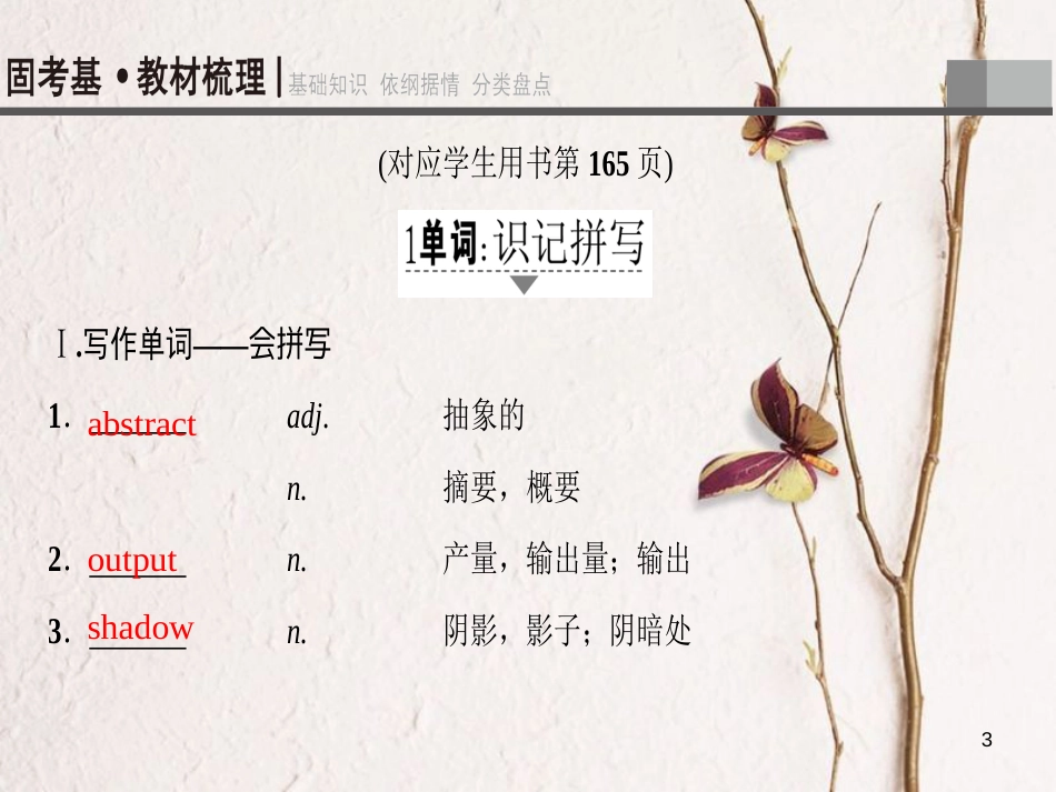 2019版高三英语一轮复习 Unit 3 The world of colours and light课件 牛津译林版选修8_第3页
