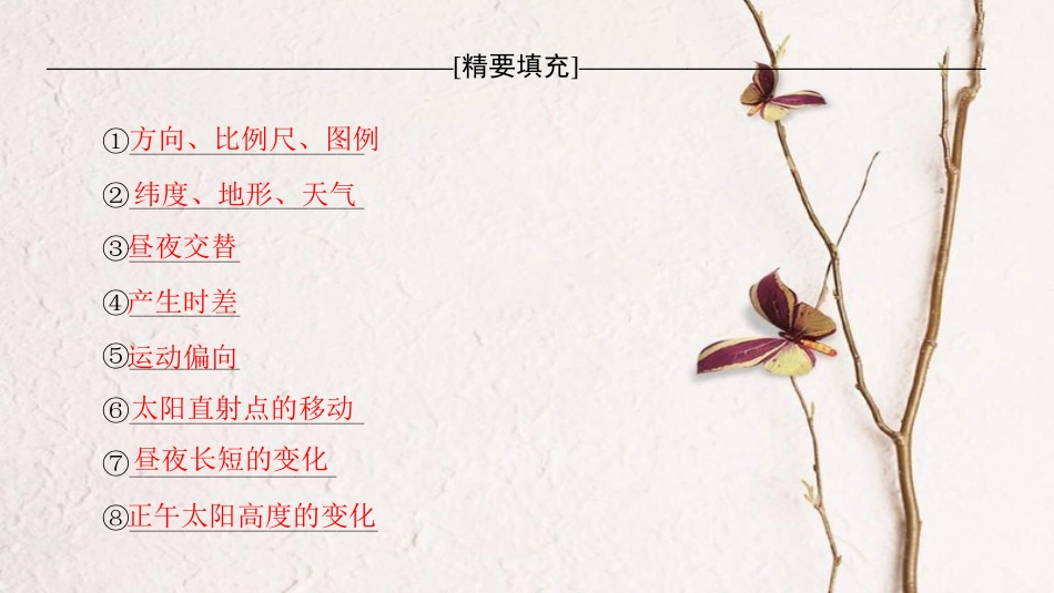2019版高考地理一轮复习 第1章 行星地球章末网络构建课件 新人教版_第2页