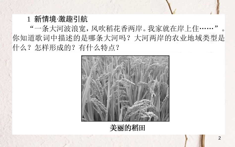 高中地理 第三章 区域产业活动 3.2 农业区位因素与农业地域类型2课件 湘教版必修2_第2页