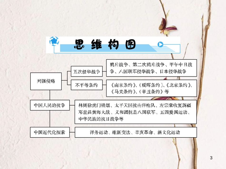 安徽省中考历史复习 第3部分 专题探究篇 专题2 列强侵略与中国人民的抗争和探索课件 新人教版_第3页