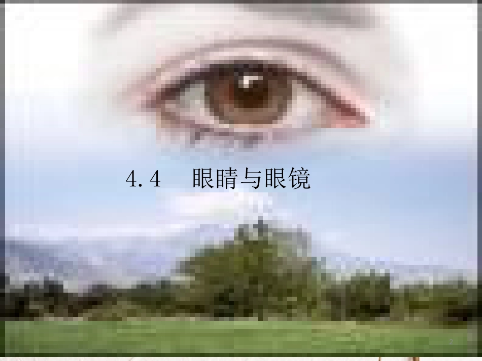 八年级物理上册 4.4《眼睛和眼镜》课件3 鲁教版五四制_第2页