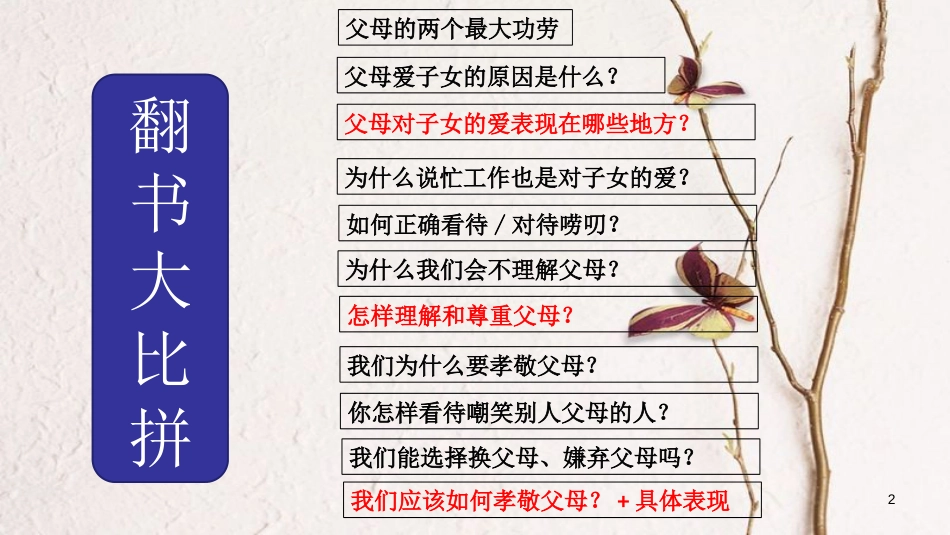 八年级道德与法治上册 第一单元 成长的空间 第二课 亲情与冲突课件 人民版_第2页