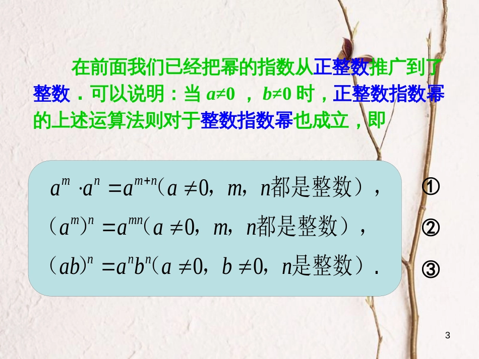 八年级数学上册 1.3 整数指数幂 1.3.3 整数指数幂的运算法则课件 （新版）湘教版_第3页