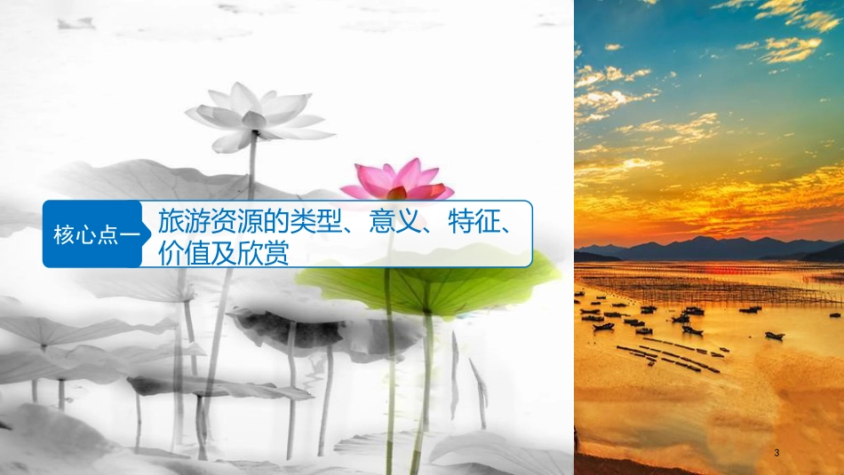 届高考地理二轮专题复习 专题十四 旅游地理课件 新人教版选修3_第3页