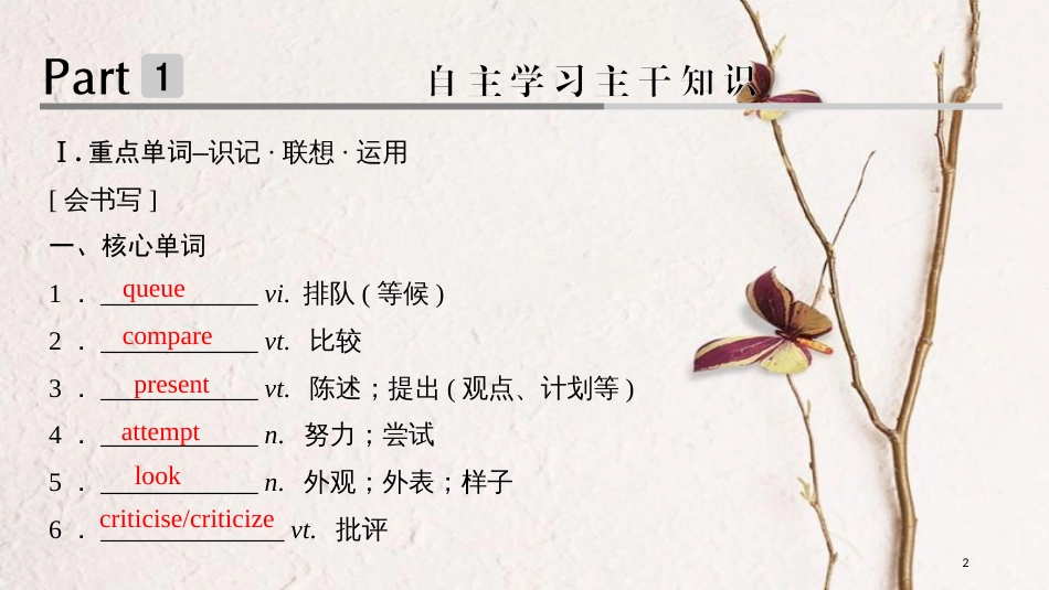 2019版高考英语大一轮复习 第一部分 Module 1 British and American English课件 外研版必修5(1)_第2页