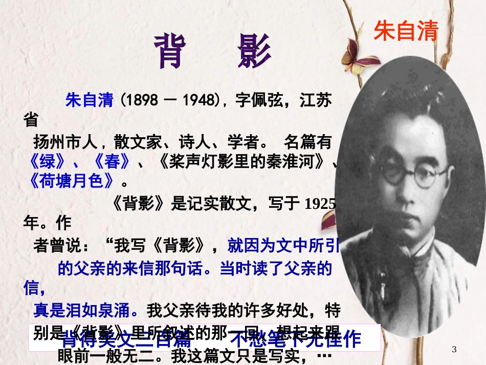 八年级语文上册 13《背影》课件 新人教版_第3页