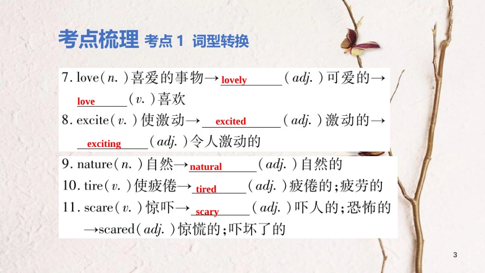 云南省中考英语学业水平精准复习方案 第一部分 教材复习 课时5 七下 Units 9-12课件_第3页