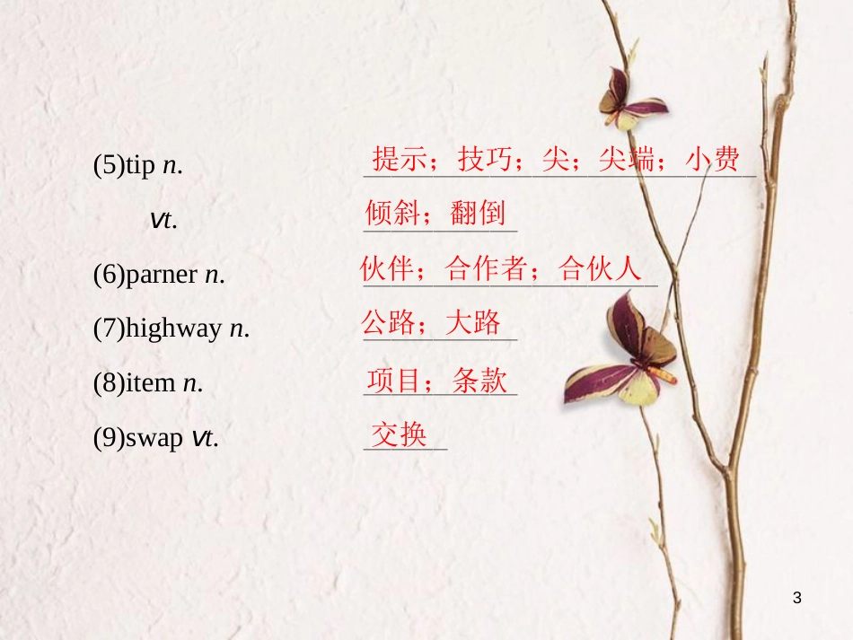 版高考英语大一轮复习 第1部分 模块复习方略 Unit 1 Friendship课件 新人教版必修1_第3页
