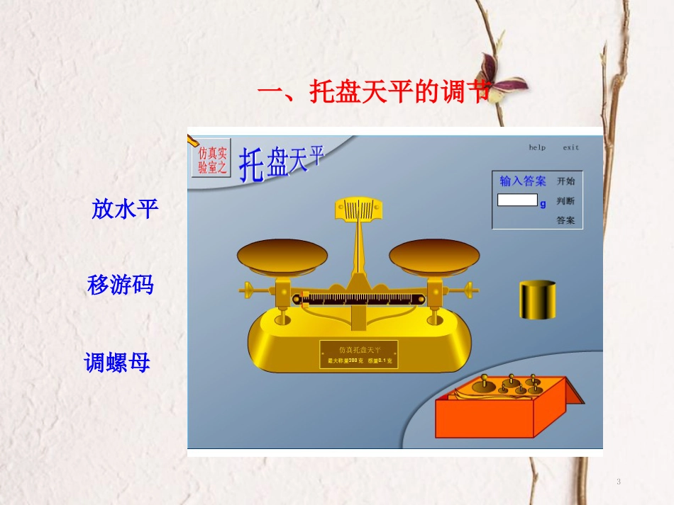 福建省浦城县八年级物理全册 5.2学习使用天平和量筒课件 （新版）沪科版_第3页